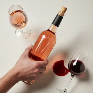 Summer Rosé Wine Pour