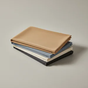 Stack of neutral-toned apparel