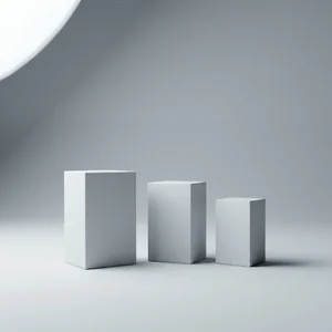 Precise angled product display