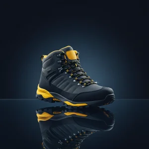 Rugged Hiking Boot Display