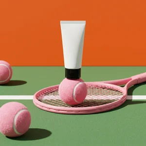 Vibrant tennis beauty kit