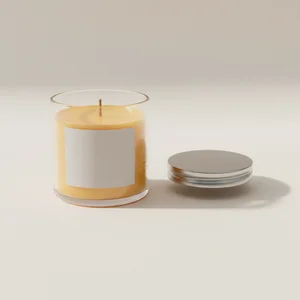 Soothing beeswax candle