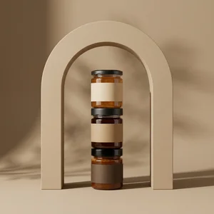 Artisan Jars in Arch Niche