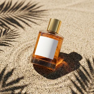 Elegant Perfume with Shadow Play