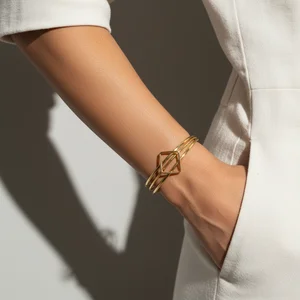 Delicate Gold Bracelet Showcase