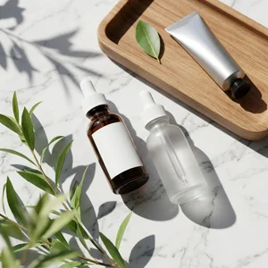 Natural botanical skincare serum
