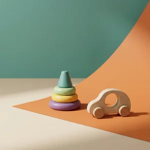 Playful minimalist baby toys