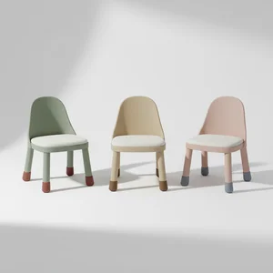 Playful dinosaur chairs