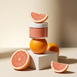 Vibrant Citrus Fruit Stack