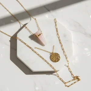 Modern minimalist necklace