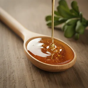 Golden honey drizzle