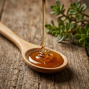 Golden honey drizzle