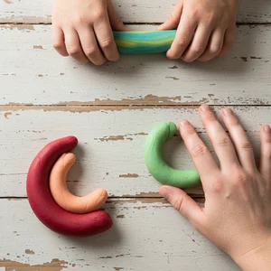 Playful kids' craft time