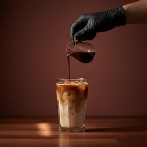 Refreshing Iced Coffee Moment