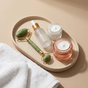 Spa-like skincare ritual