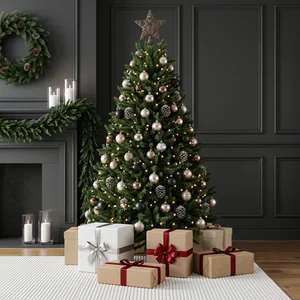 Elegant Christmas Tree Interior