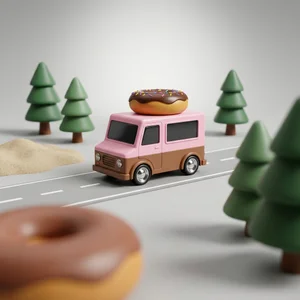 Dreamy mini donut truck
