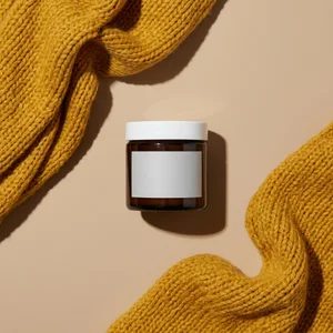 Cozy Skincare Cream Jar
