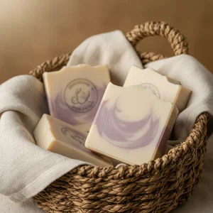 Rustic artisan soap collection