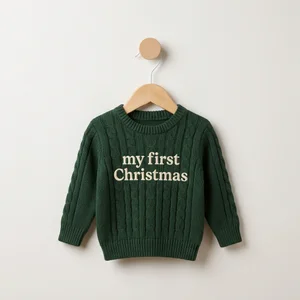 Baby's first Christmas knitwear