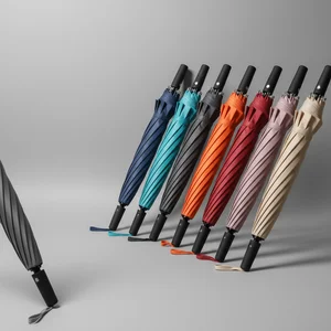 Vibrant colorful umbrellas