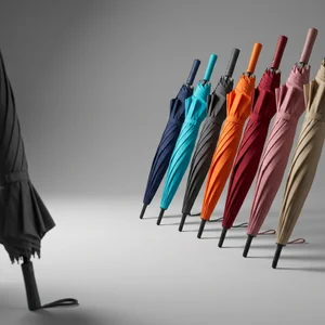 Vibrant colorful umbrellas