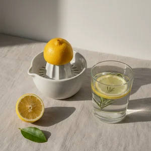 Vibrant fruit flat lay grid