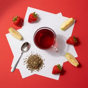 Vibrant red spices bowl