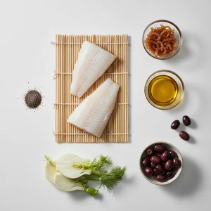 Fresh Recipe Ingredients Flat Lay