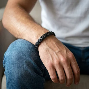 Casual braided bracelet lifestyle