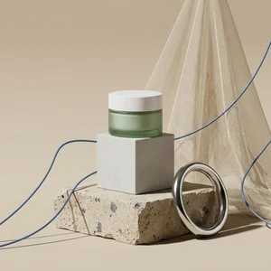 Modern minimalist cosmetic jar