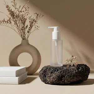 Organic beauty serum display