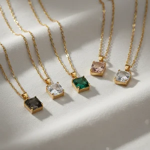 Colorful Gemstone Necklaces Set