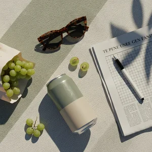 Relaxed wellness moment