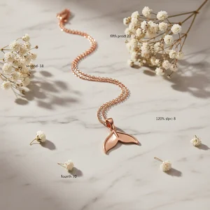 Delicate Gold Pendant Necklace