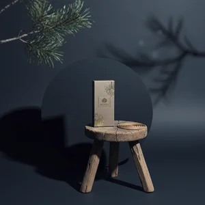 Mystical dark botanical setup