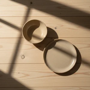 Rustic ceramic dinnerware