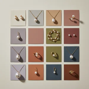 Delicate jewelry collection display
