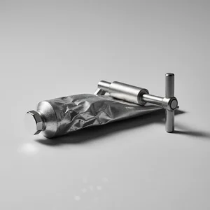 Distressed tube close-up