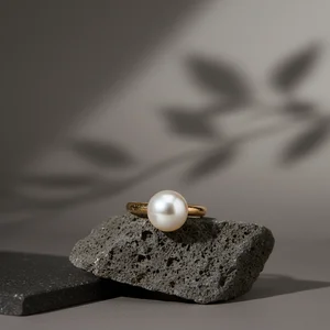 Ethereal Pearl Ring Display
