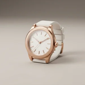 Elegant rose gold watch