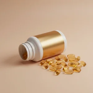 Golden health capsules