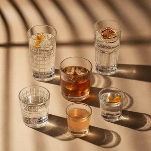 Summer drink cocktails on pink