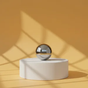 Bright yellow podium display