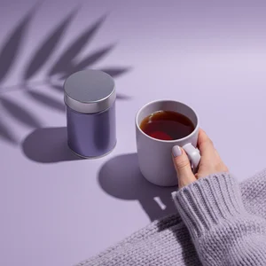 Trendy Purple Beverage Can