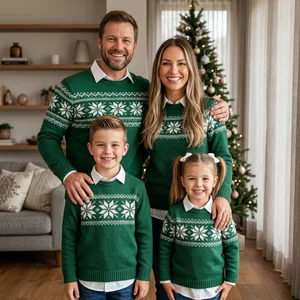 Matching family Christmas sweaters