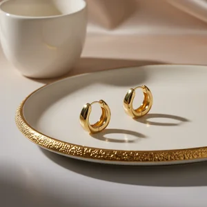 Bold Gold Hoop Earrings