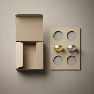 Minimalist ring packaging flat-lay