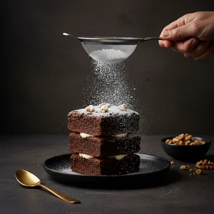Dramatic dessert sifting