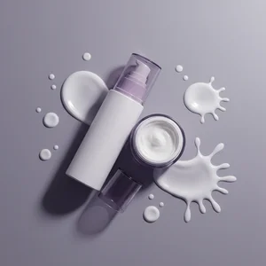 Luxurious purple skincare duo